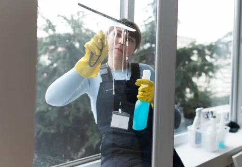 Nettoyage de vitres intérieures et extérieures à Amberre